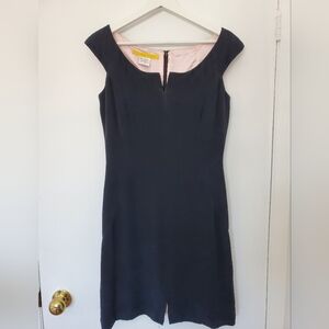 Vintage Black Silk Dress